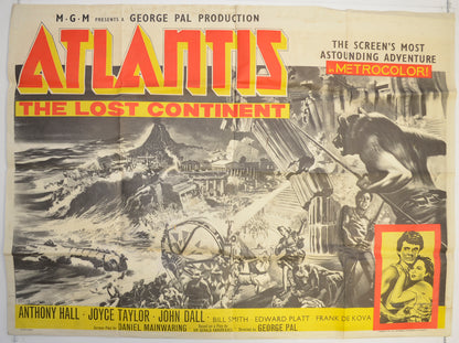 Atlantis  Original British Quad Poster - Film Poster - Movie Poster 