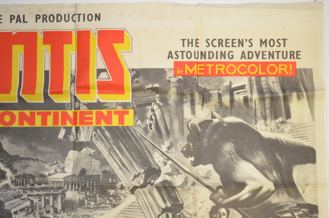 ATLANTIS, THE LOST CONTINENT (Top Right) Cinema Quad Movie Poster 