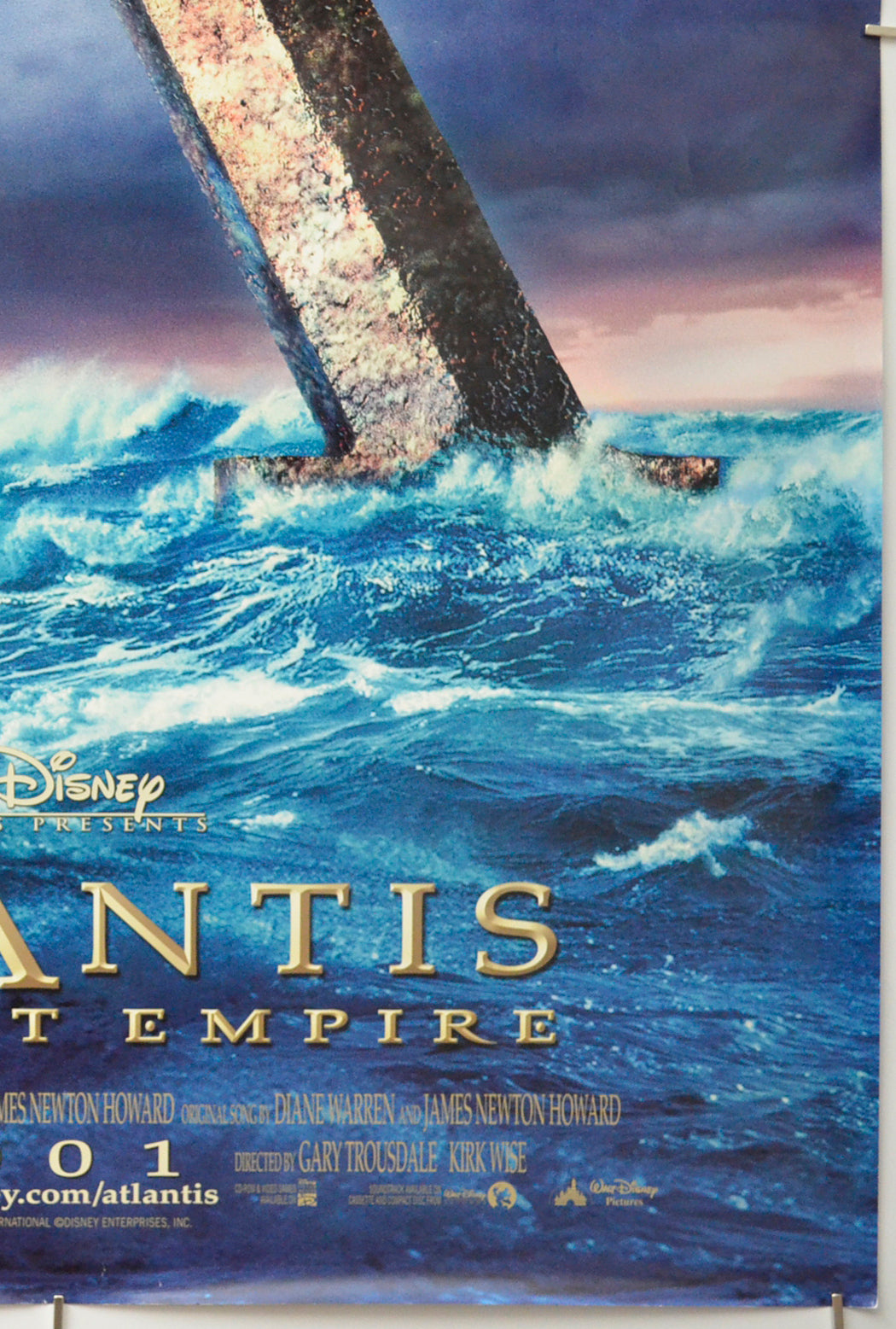 ATLANTIS : THE LOST EMPIRE (Bottom Right) Cinema One Sheet Movie Poster 