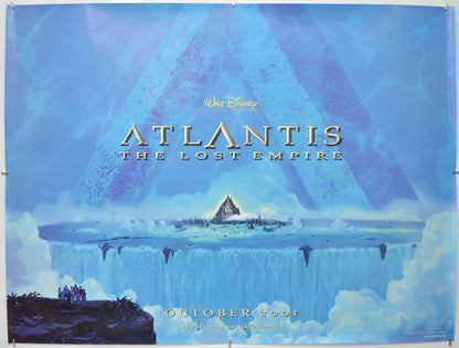 Atlantis : The Lost Empire (Teaser / Advance Version)  - Original Quad Poster - Film Poster - Movie Poster