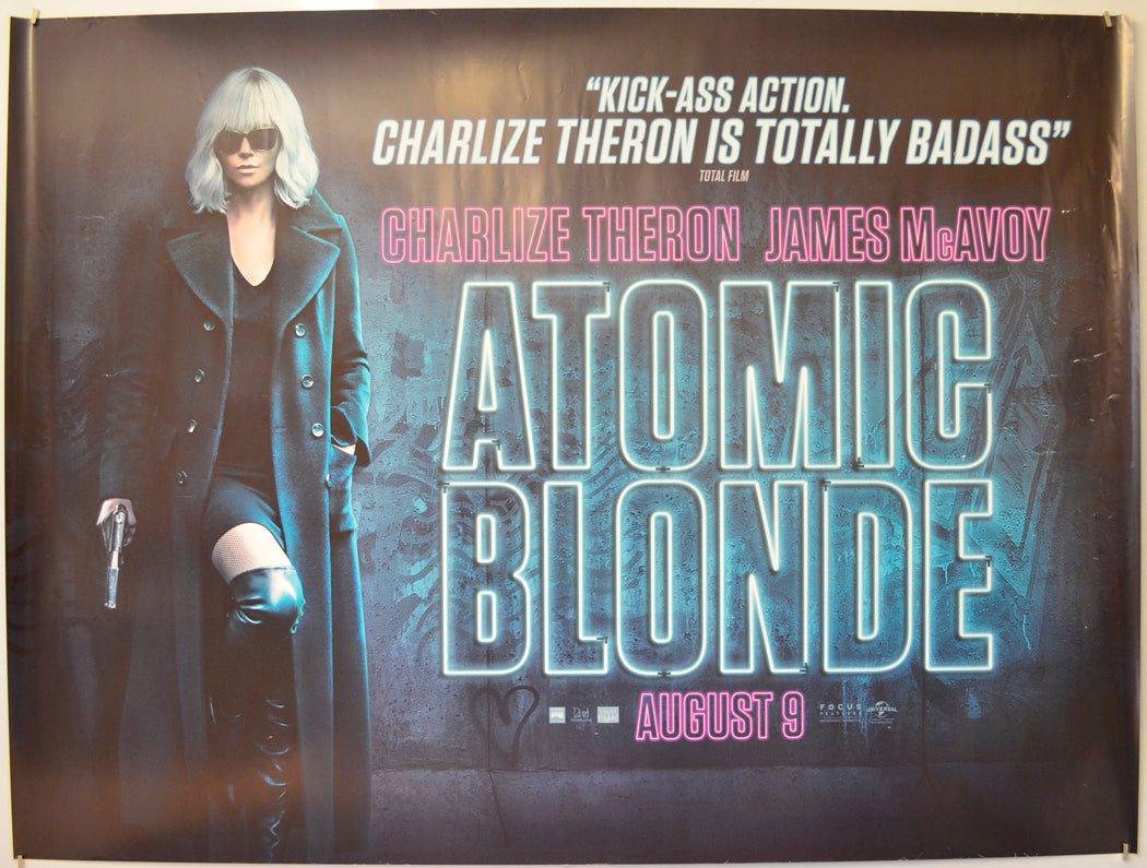 Atomic Blonde (Teaser / Advance Version)  Original Quad Poster - Film Poster - Movie Poster