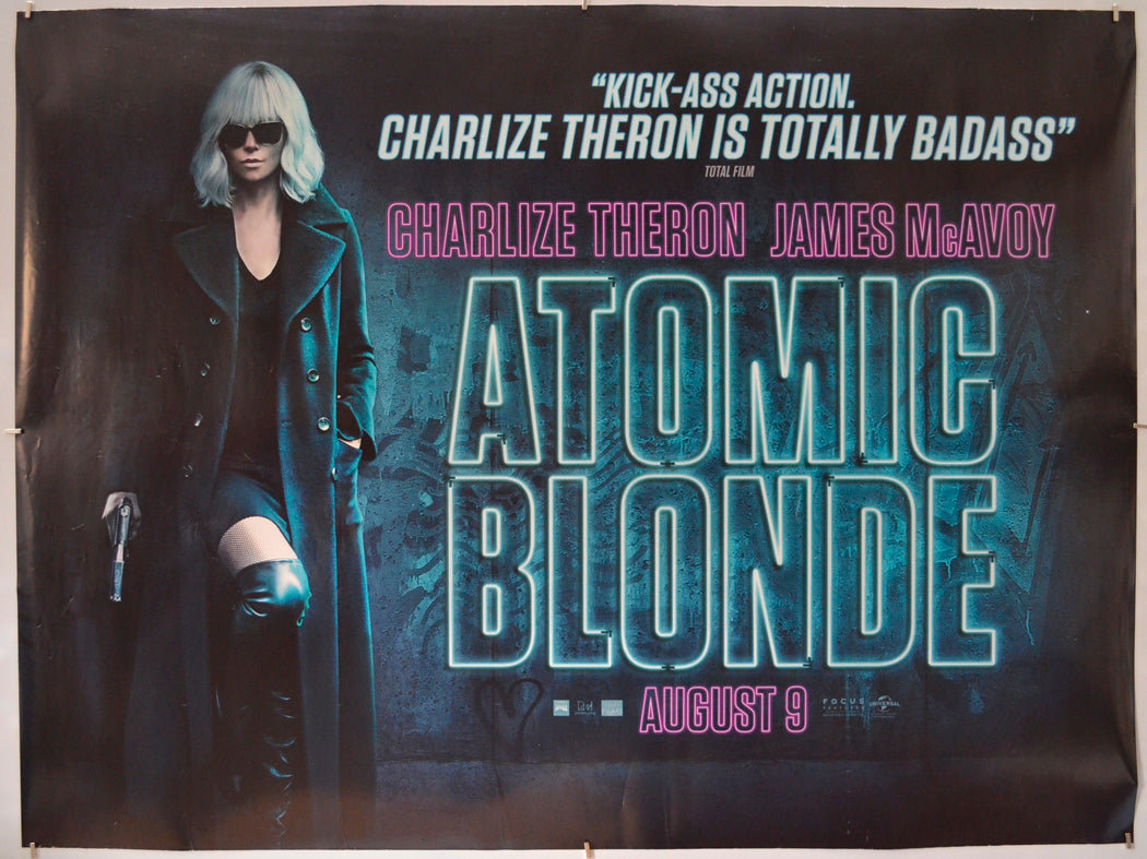 Atomic Blonde (Teaser / Advance Version) - Original Quad Poster - Film Poster - Movie Poster