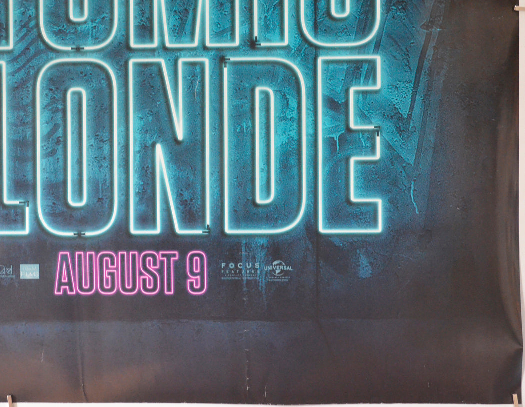 ATOMIC BLONDE (Bottom Right) Cinema Quad Movie Poster 