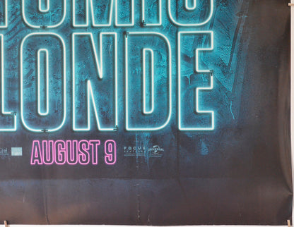 ATOMIC BLONDE (Bottom Right) Cinema Quad Movie Poster 