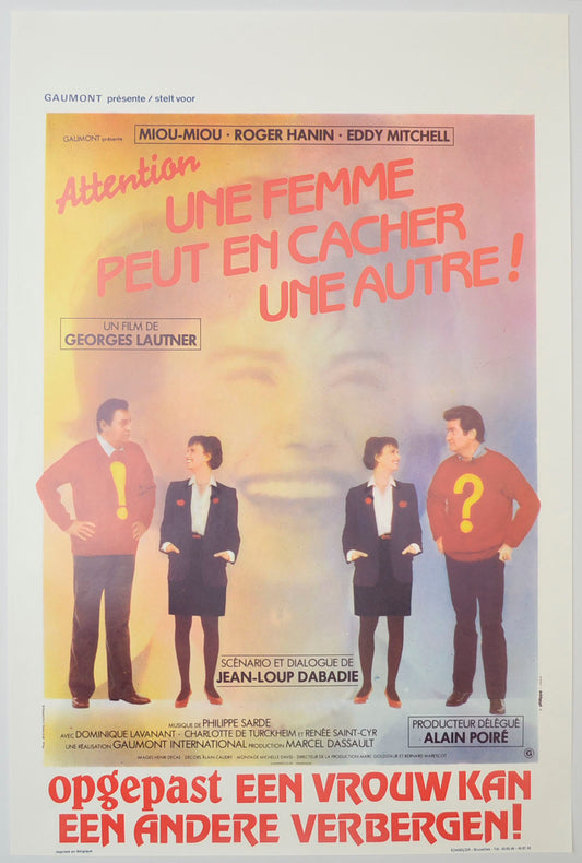 Attention Une Femme Peut En Cacher Une Autre! (a.k.a. My Other Husband) Original Belgian Poster - Film Poster - Movie Poster