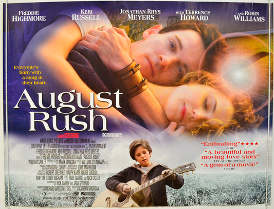 August Rush Original Quad Poster - Film Poster - Movie Poster  