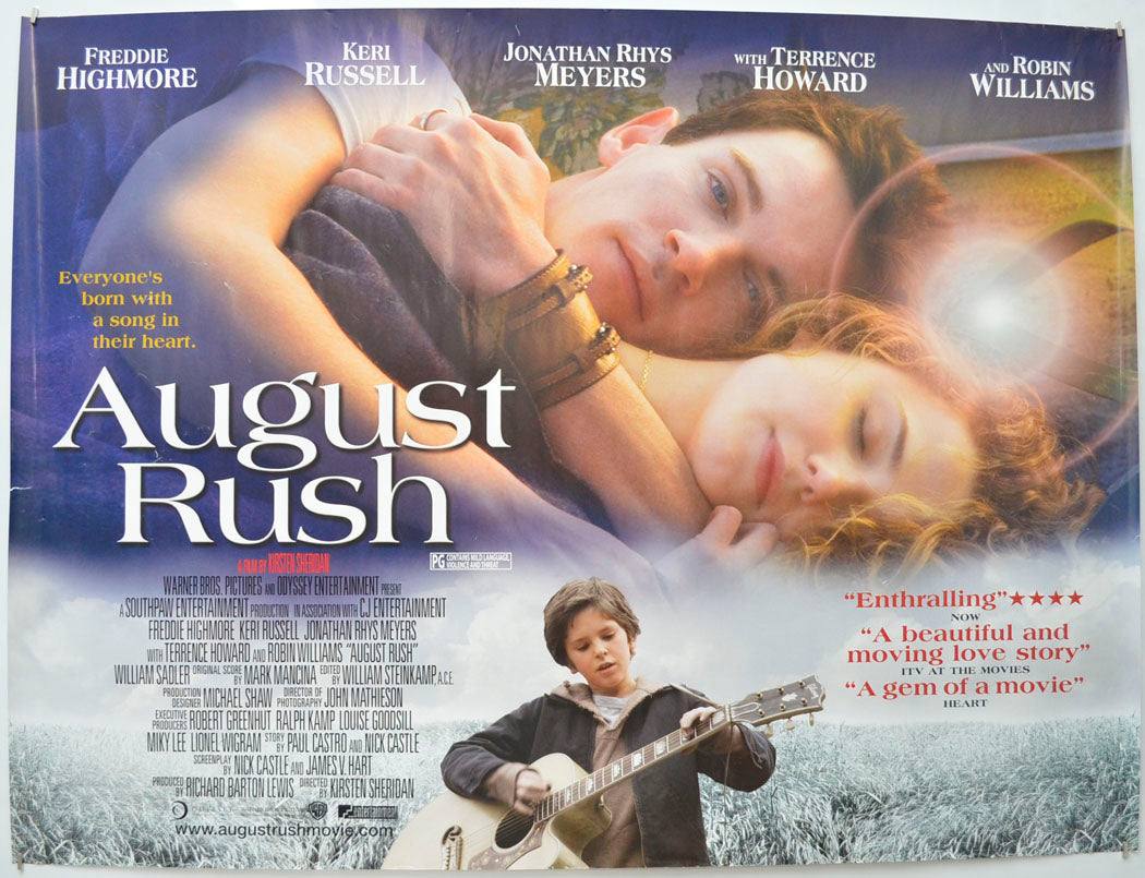 August Rush Original Quad Poster - Film Poster - Movie Poster