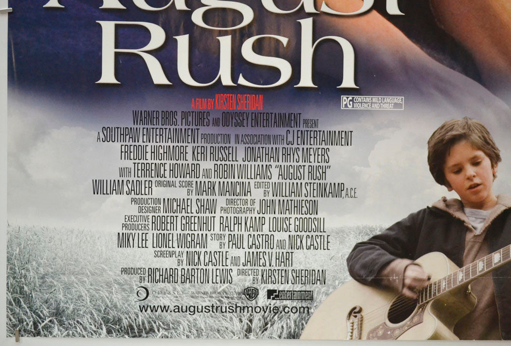 AUGUST RUSH (Bottom Left) Cinema Quad Movie Poster 