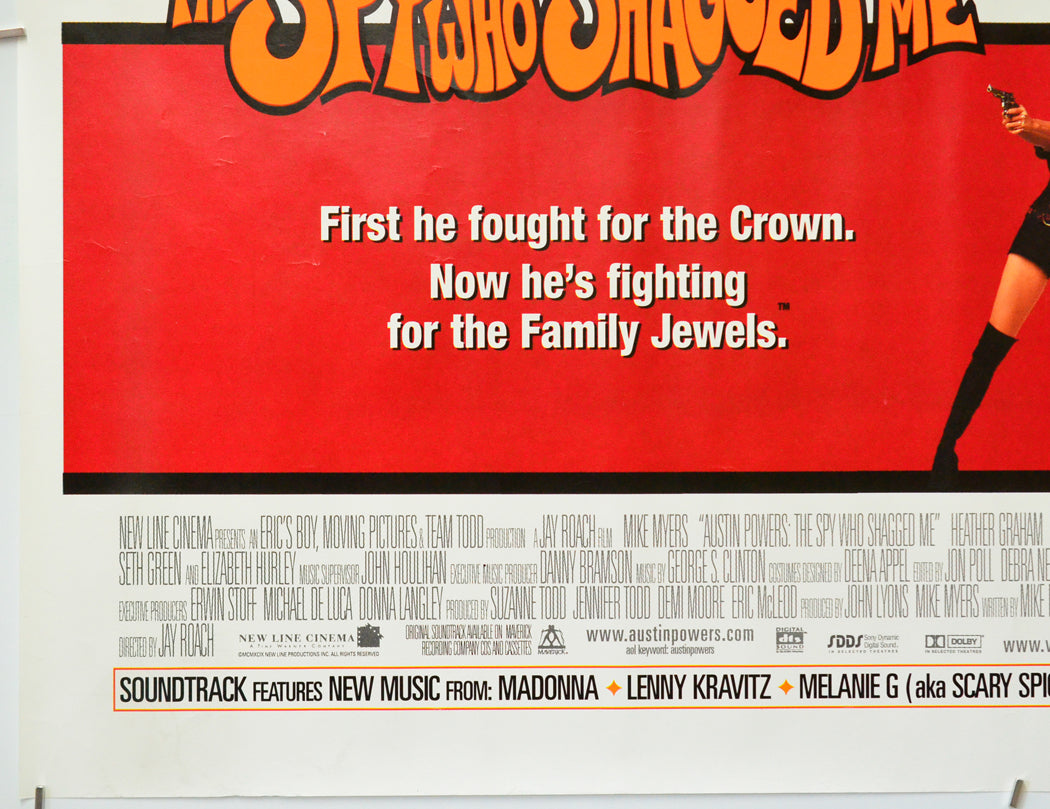 Austin Powers : The Spy Who Shagged Me (Bottom Left) Cinema Quad Movie Poster 