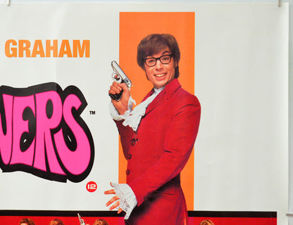 Austin Powers : The Spy Who Shagged Me (Top Right) Cinema Quad Movie Poster 