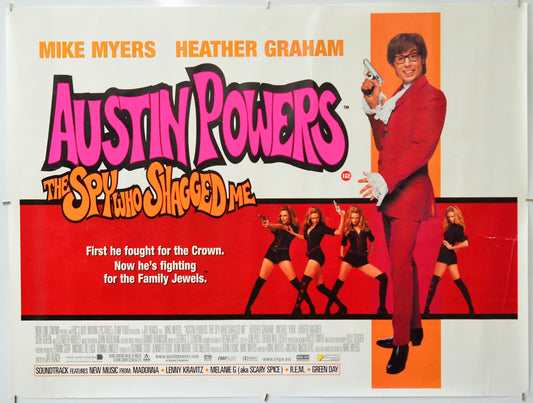 Austin Powers : The Spy Who Shagged Me - Original Quad Poster - Film Poster - Movie Poster