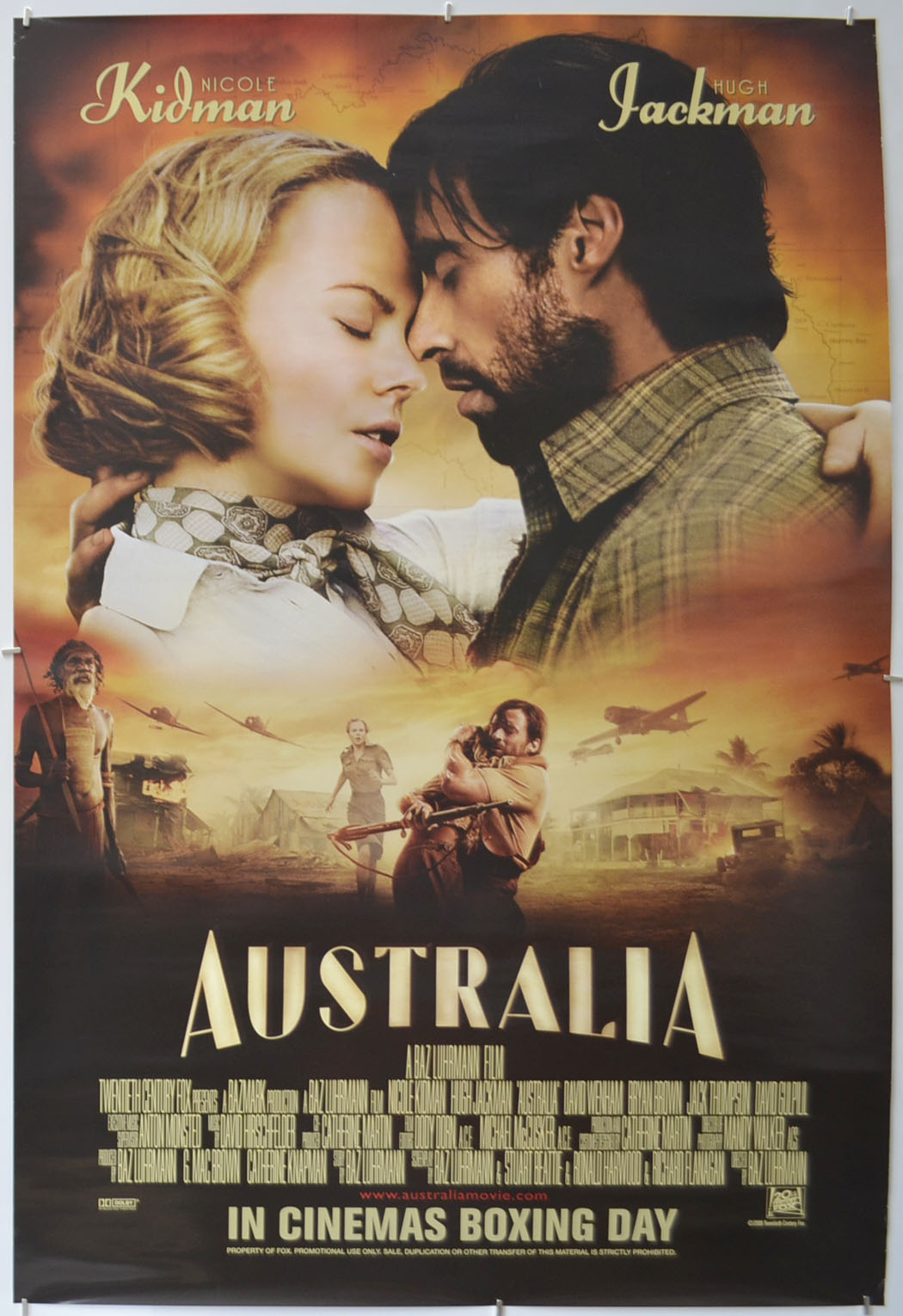 Australia Original One Sheet Poster - Film Poster - Movie Poster