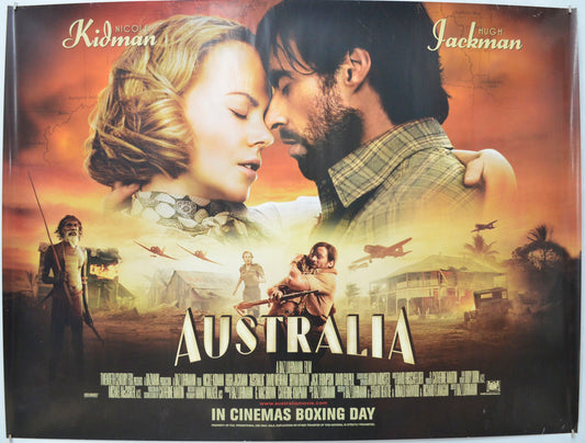 Australia  Original Quad Poster - Film Poster - Movie Poster