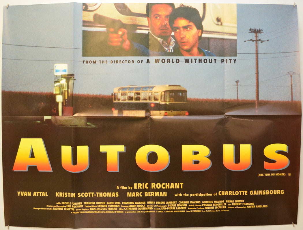 Autobus (a.k.a. Aux yeux du monde)  Original Quad Poster - Film Poster - Movie Poster