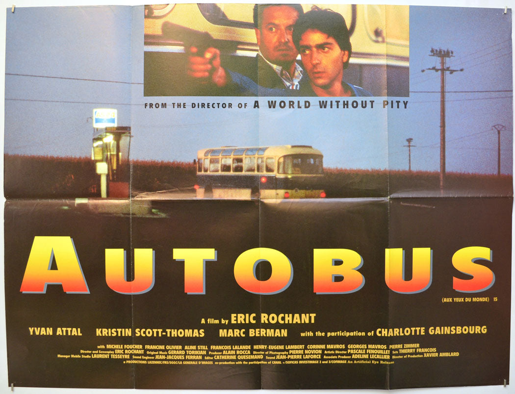 Autobus (a.k.a. Aux yeux du monde)  Original Quad Poster - Film Poster - Movie Poster