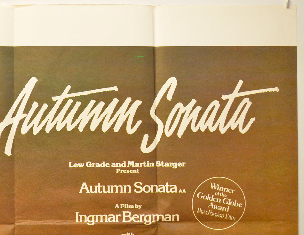 AUTUMN SONATA (Top Right) Cinema Quad Movie Poster 