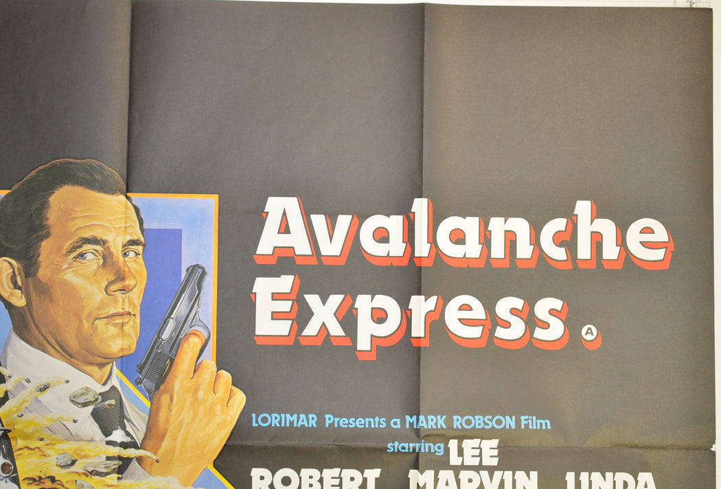 AVALANCHE EXPRESS (Top Right) Cinema Quad Movie Poster 