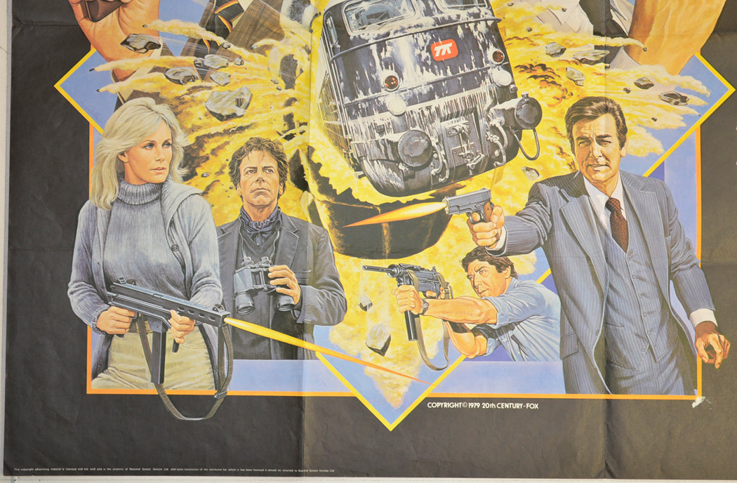 AVALANCHE EXPRESS (Bottom Left) Cinema Quad Movie Poster 