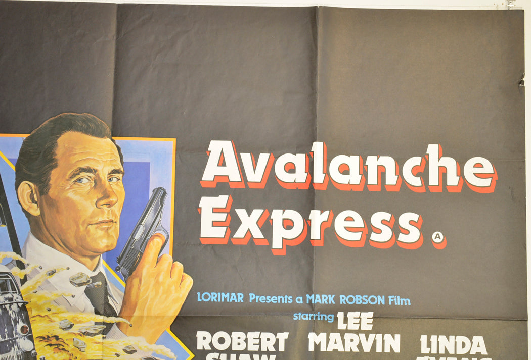 AVALANCHE EXPRESS (Top Right) Cinema Quad Movie Poster 