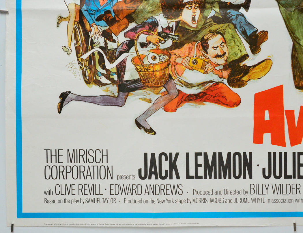 Avanti (Bottom Left) Cinema Quad Movie Poster 