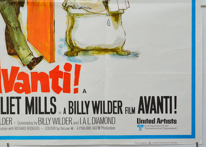 Avanti (Bottom Right) Cinema Quad Movie Poster 