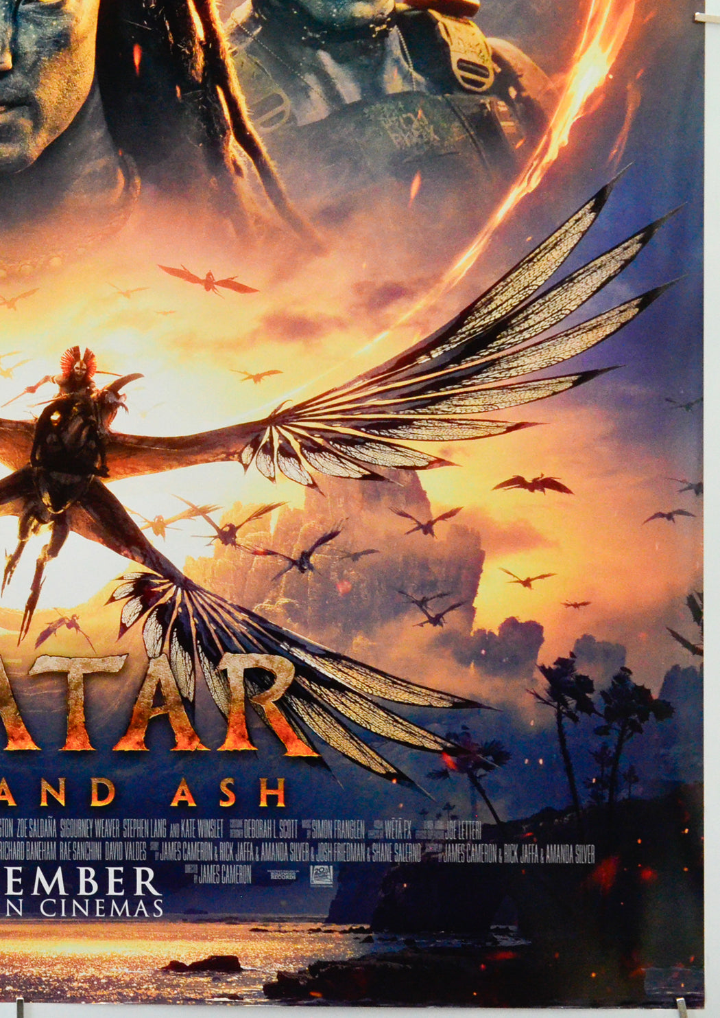 Avatar: Fire and Ash (Bottom Right) Cinema One Sheet Movie Poster 