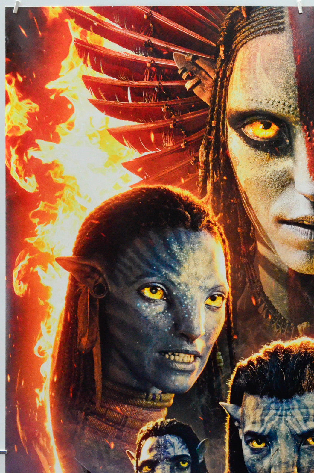 Avatar: Fire and Ash (Top Left) Cinema One Sheet Movie Poster 