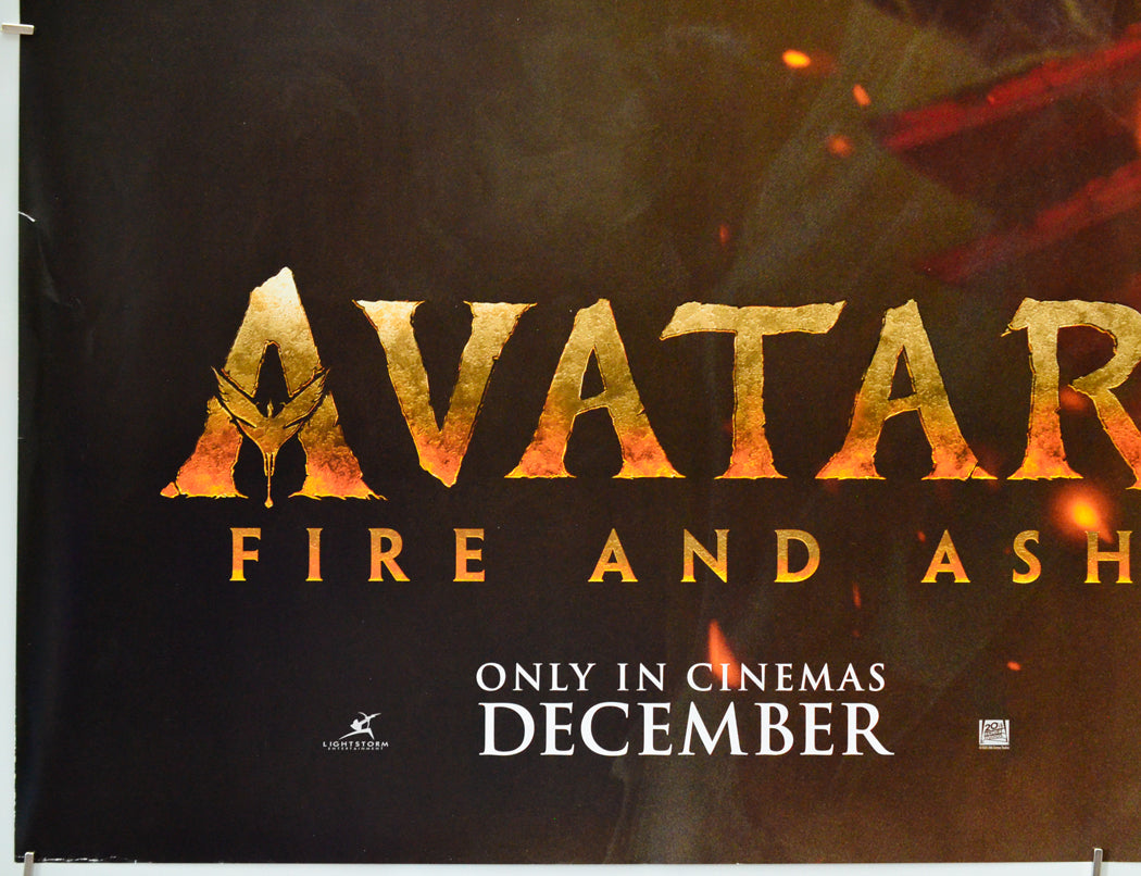 Avatar: Fire and Ash (Bottom Left) Cinema Quad Movie Poster 
