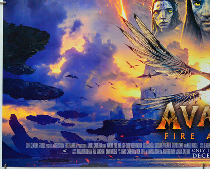 Avatar: Fire and Ash (Bottom Left) Cinema Quad Movie Poster 