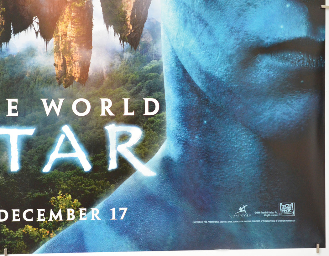 Avatar (Bottom Right) Cinema Quad Movie Poster 