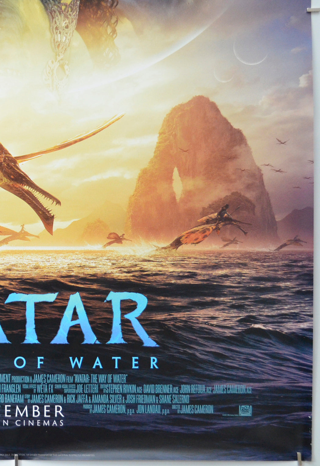 AVATAR: THE WAY OF WATER (Bottom Right) Cinema One Sheet Movie Poster 