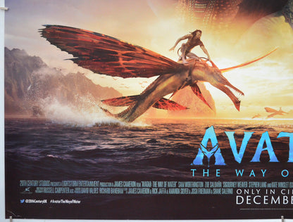 AVATAR: THE WAY OF WATER (Bottom Left) Cinema Quad Movie Poster 