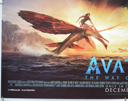 AVATAR: THE WAY OF WATER (Bottom Left) Cinema Quad Movie Poster 