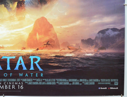 AVATAR: THE WAY OF WATER (Bottom Right) Cinema Quad Movie Poster 