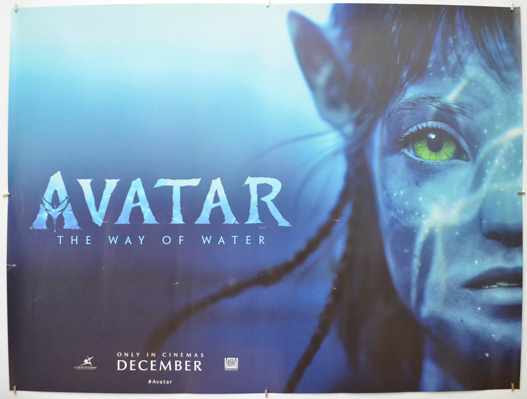 Avatar: The Way Of Water (Teaser / Advance Version) Original Quad Poster - Film Poster - Movie Poster  