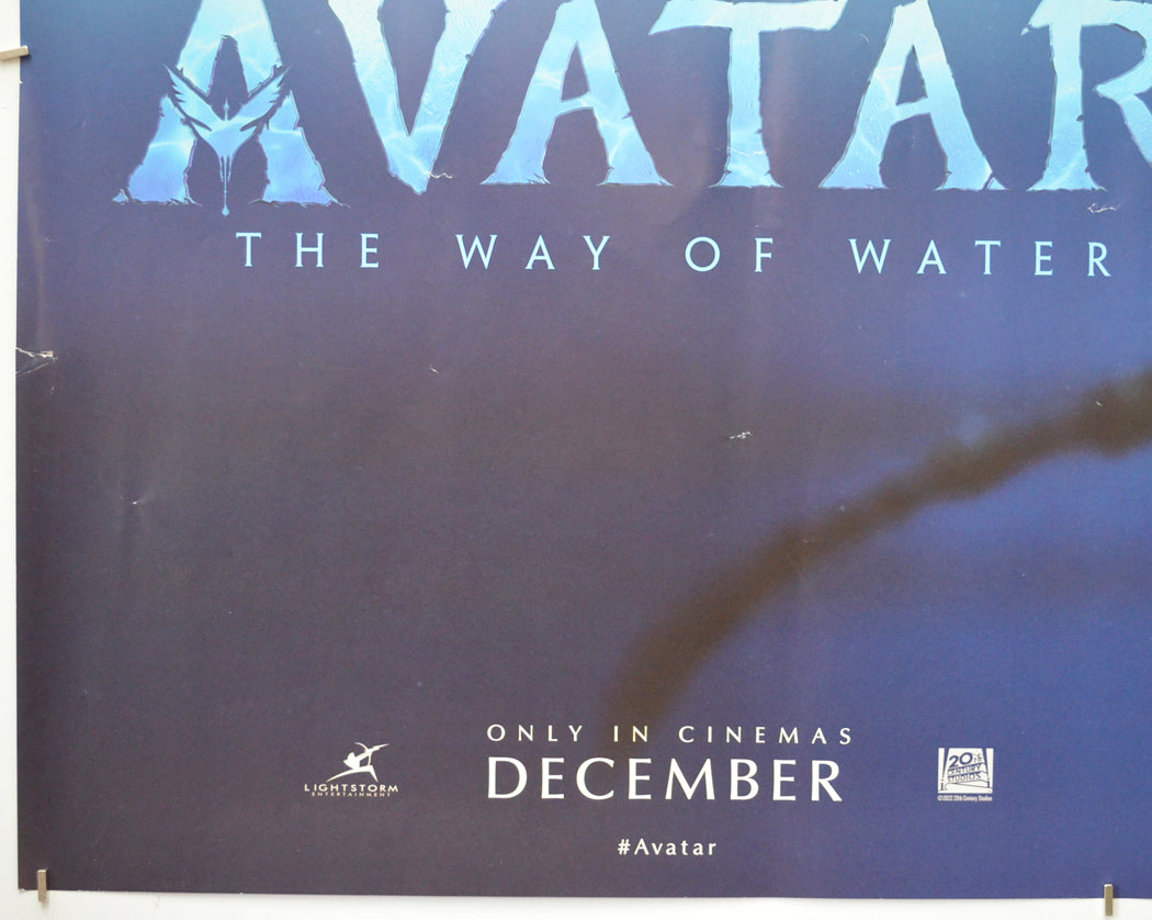 AVATAR: THE WAY OF WATER (Bottom Left) Cinema Quad Movie Poster 