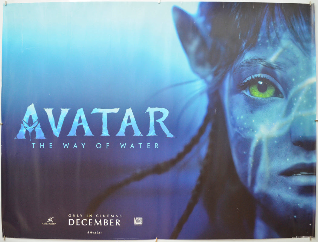 Avatar: The Way Of Water (Teaser / Advance Version) Original Quad Poster - Film Poster - Movie Poster 