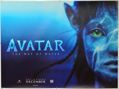 Avatar: The Way Of Water - Original Quad Poster - Film Poster - Movie Poster