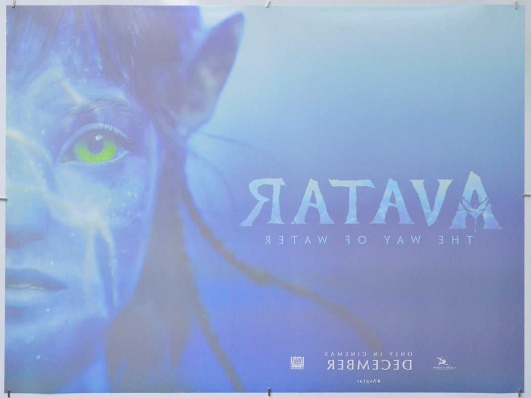 Avatar: The Way Of Water (Back) Cinema Quad Movie Poster 