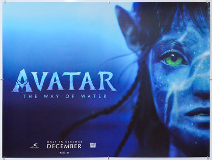 Avatar: The Way Of Water - Original Quad Poster - Film Poster - Movie Poster