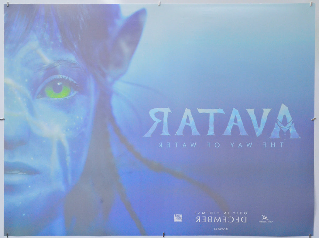 Avatar: The Way Of Water (Back) Cinema Quad Movie Poster 