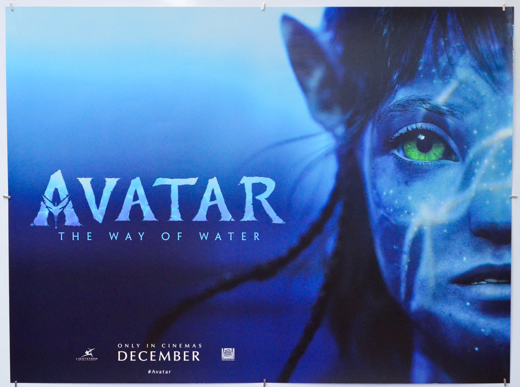 Avatar: The Way Of Water - Original Quad Poster - Film Poster - Movie Poster