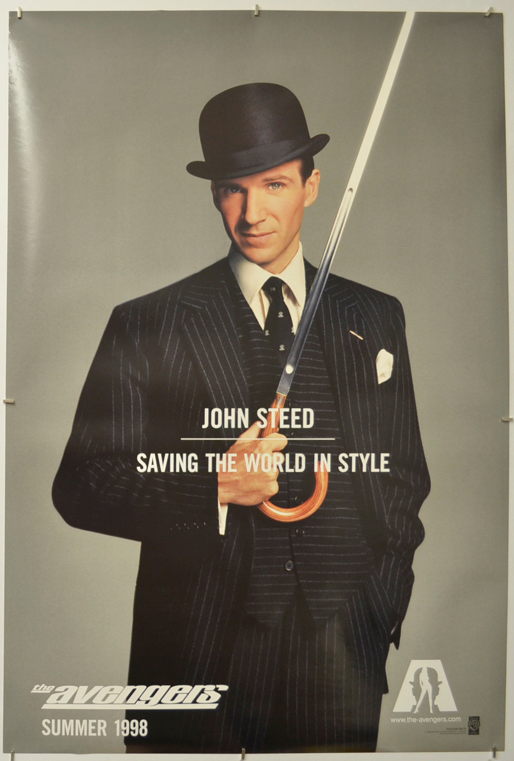 The Avengers  (John Steed Teaser / Advance Version) Original One Sheet Poster - Film Poster - Movie Poster