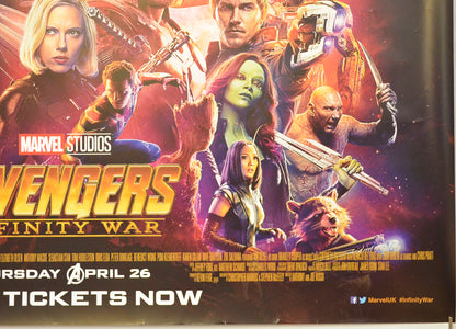 AVENGERS: INFINITY WAR (Bottom Right) Cinema Quad Movie Poster 