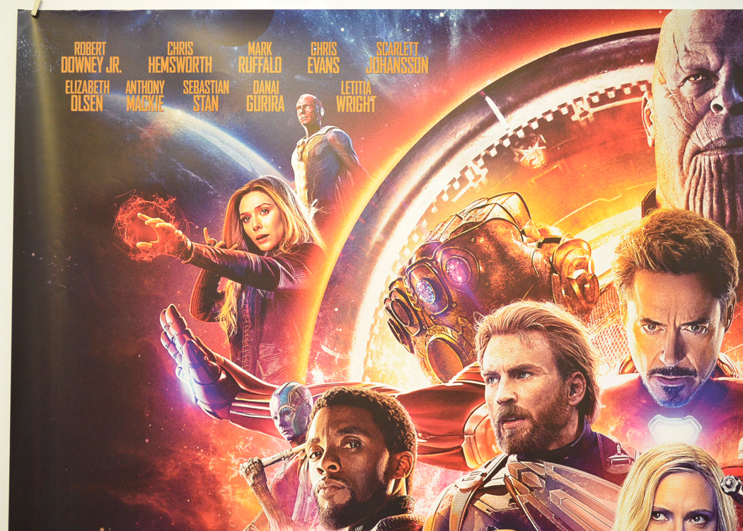 AVENGERS: INFINITY WAR (Top Left) Cinema Quad Movie Poster 