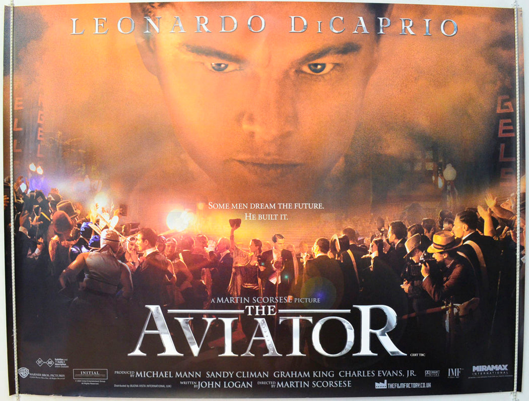 The Aviator  (Teaser / Advance Version)   Original British Quad Poster - Film Poster - Movie Poster 