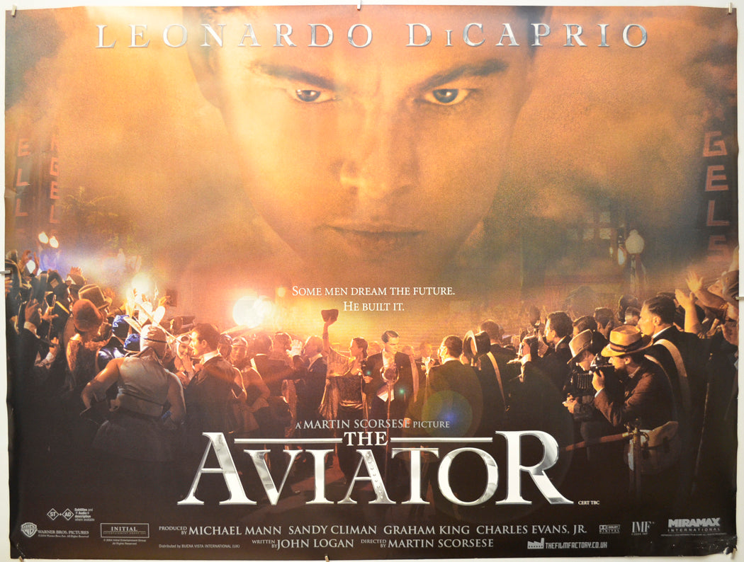 The Aviator (Teaser / Advance Version)  Original Quad Poster - Film Poster - Movie Poster