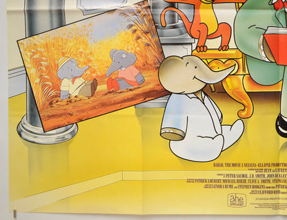 BABAR : THE MOVIE (Bottom Left) Cinema Quad Movie Poster 