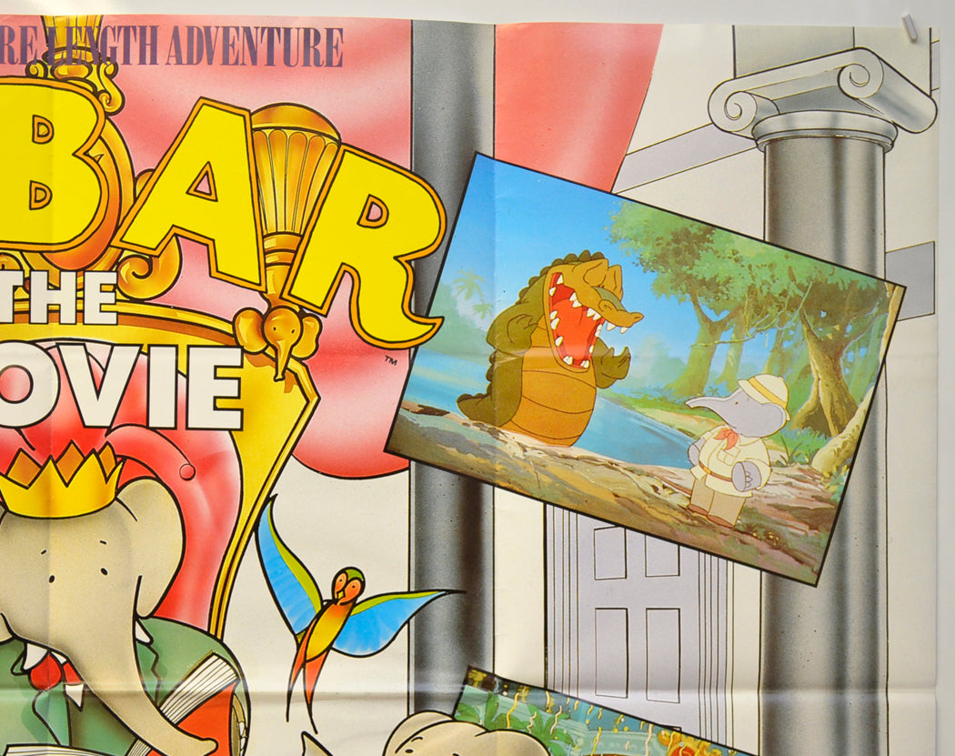 BABAR : THE MOVIE (Top Right) Cinema Quad Movie Poster 