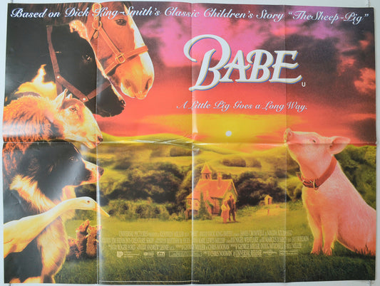 Babe   Original Quad Poster - Film Poster - Movie Poster 